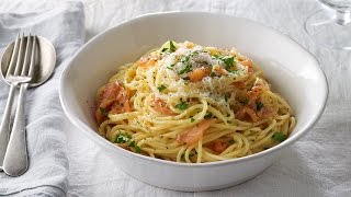 Salmon Carbonara [upl. by Leizahaj]