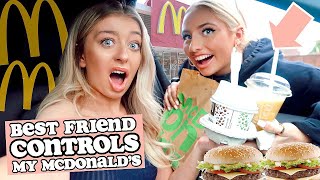 Best Friend CONTROLS my MCDONALDS Order for 24 HOURS [upl. by Danie]