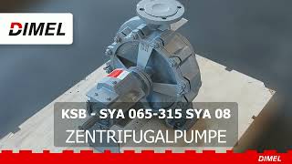 KSB SYA 065315 SYA 08 AB LAGER ZENTRIFUGALPUMPE [upl. by Aracot979]