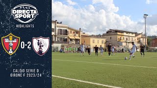 Calcio Serie D Gir F  Real MonterotondoSambenedettese 02 Highlights [upl. by Eenoj280]