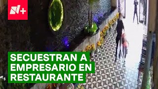 Grupo armado secuestra a empresario en restaurante en Michoacán  N [upl. by Ramed]