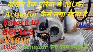 Rotork IQ Actuator MOV views in Tank areas 1 [upl. by Haim]