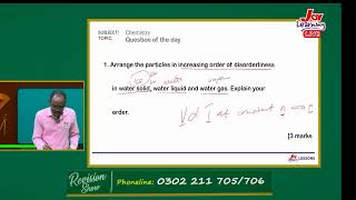 SHS Revision Show  Chemistry  Solving questions involving gas laws 2 08  23 [upl. by Cherish310]