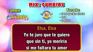 MIX CUMBIAS D Kjantu Perú  Cumbia  KARAOKE [upl. by Adnarom]