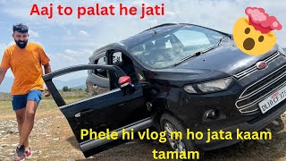 off road ecosport  Aaj to gadi palat he jati😱 Phele he vlog mai ho jata kaam tamam🤯  offfroading [upl. by Gregoor]