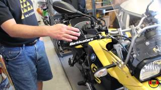 2012 BMW F650GS Foot Pegs and BarkBusters Review [upl. by Ajile]