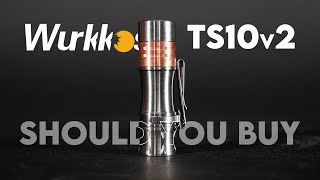 Wurkkos TS10 V2  14500 Powerful Mini EDC Flashlight  Review and Unbox [upl. by Boatwright457]