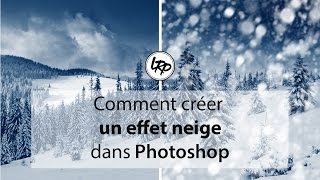 Comment Créer un EFFET NEIGE dans PHOTOSHOP [upl. by Larisa661]