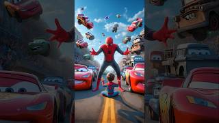 Cars  Who is best  Spiderman vs Venom vs Joker vs Captain America spiderman brawlstars joker [upl. by Negyam]