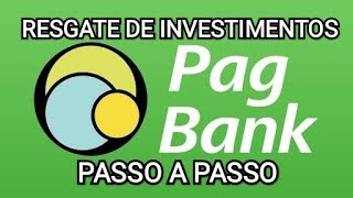 Como resgatar CDB PagBank [upl. by Nivlem]