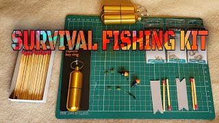 DIY survival fishing kit for bushcraft and shtf [upl. by Yesnnyl]