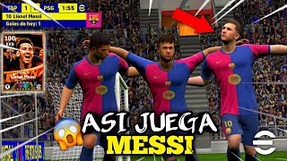 🔥Así Juega el Nuevo MESSI Big Time 2015 Blitz Curler en Efootball Mobile  TebanPes [upl. by Nuawed69]