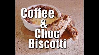 How To Make Coffee amp Choc Biscotti [upl. by Netsrijk]