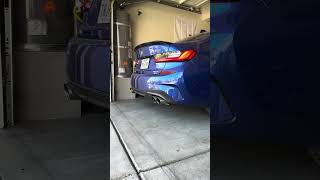 G20 BMW M340i Mastery of Art and Design MAD Catted Downpipe and MAD Exhaust Cold Start [upl. by Mallorie767]