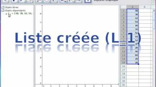 Création Histogramme GeoGebra [upl. by Lenahc]