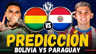 BOLIVIA vs PARAGUAY • Eliminatorias Sudamericanas Mundial 2026 • Predicción y Pronóstico 2024 [upl. by Pettifer128]