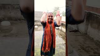 🌧 Barish Mein masti 😜minivlog ravipalfamily vlog villagerain comedy funny [upl. by Regen542]