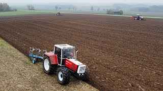 Steyr 8180 und 2x130 HighTech Spezial in Niederbayern [upl. by Katzir164]