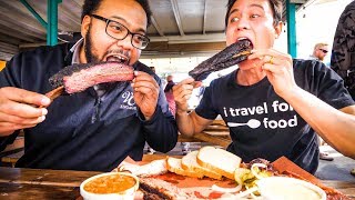 GIANT BEEF RIBS and Brisket  AMERICAN FOOD BBQ at Little Miss BBQ in Phoenix AZ [upl. by Adnalu]