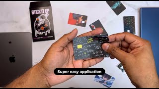 Give your Credit Card a new look  with STICKITUP Credit Card Skins [upl. by Alesram580]