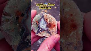 Achat Stein Achat sammeln agate stone thunder egg beautiful nature gemstone rockhounding [upl. by Auerbach]