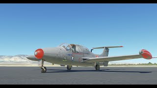 First flight in freeware MoraneSaulnier MS760 Paris MSFS [upl. by Karlin730]