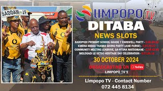 LIMPOPO TV NEWS  30 OCTOBER 2024 [upl. by Acinot361]