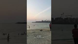 La Mer Beach 🏖️ Dubai viralvideo beach [upl. by Bonny]