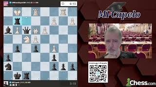 Live de xadrez chess ajedrez [upl. by Arbba]