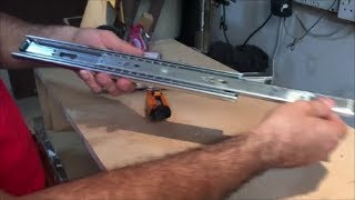 How to install drawer slides step by step [upl. by Melleta]