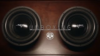 SKAR Audio EVL 12 D4 Subwoofers UNBOXING [upl. by Aim]