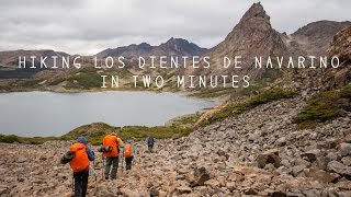 Hiking Los Dientes de Navarino Trek in 2 Minutes [upl. by Burnie]