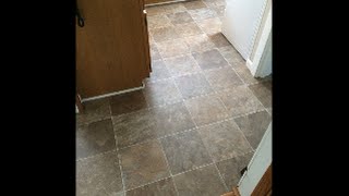 How to install Vinyl Linoleum Flooring Tips Installing Floor in this old house Home Improvement [upl. by Anwahsit]