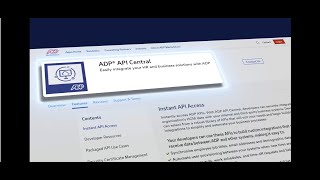 Integrate HR Systems using ADP® API Central [upl. by Elimaj]