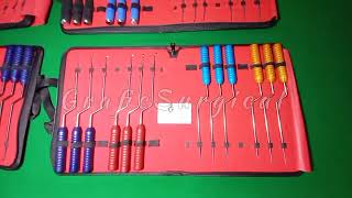 Phantom ML MIS Bayonet Curettes Kit  Grafic Surgical  medicalequipments surgicalinstruments [upl. by Ihcehcu]