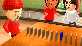 Wii Party U Minigame  Santa Claus Vs Yuya Vs Daisuke Vs Faustine Hardest Difficulty [upl. by Ran]