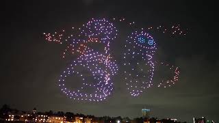 Disney Dreams That Soar  Drone Light Show at Disney Springs  Disney World Orlando Florida USA [upl. by Bonny186]