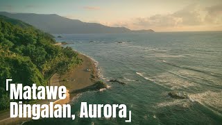 One of the best beach camping site  Matawe Dingalan Aurora  Momento Cove Beach Resort  4K Video [upl. by Thurlow613]