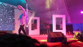 D4 Dance fame Ramzan is dancing in mega show  Mukkathe Penne song [upl. by Rhodes]