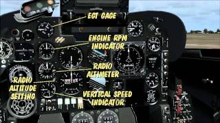 RFN Etendard IVM cockpit familiarization FSX [upl. by Wallinga]