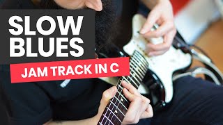 Best Slow Blues Backing Track in C Jam Track In C Blues [upl. by Xam]