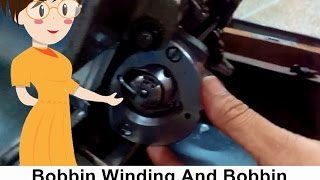 Bobbin Winding And Bobbin Tension Tutorial  Tailoring With Usha [upl. by Inafets]