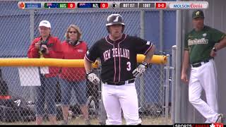 WBSC CH4 AustraliaA2 vs New ZealandB1 71417 [upl. by Ellyn]