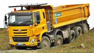 TATRA 10x10 Unique offroad dump truck [upl. by Hurleigh]