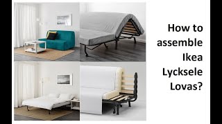 How to assemble Ikea Lycksele Lovas [upl. by Krueger]