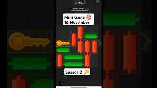 Mini Game Today 18 November Season 2 Hamester kombat How to Solve Today Mini Game minigame shorts [upl. by Jehovah656]