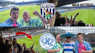 WBA VS QPR VLOG MAJA HATTRICK HERO ON SEASON OPENER [upl. by Edin149]