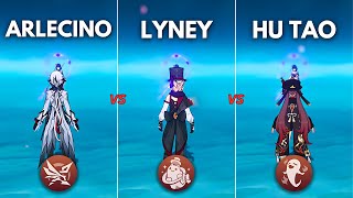 Who is the BEST PYRO DPS Arlechino vs Lyney vs HuTao   Genshin Impact [upl. by Euphemiah]