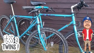 2 Bikes 1 Restoration  90s Raleigh Peak  Make An Old Bike Look New [upl. by Kcirddet683]