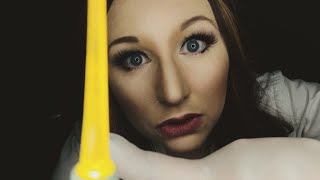 ASMR Eye Exam Roleplay  Removing Something From Your Eye  Extensive  Pen Light  Gloves [upl. by Rodd713]